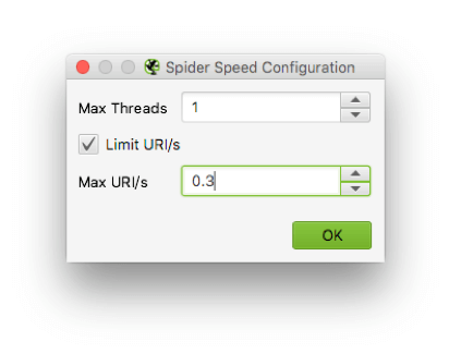 Screaming Frog: Speed Configuration - Google Scrape