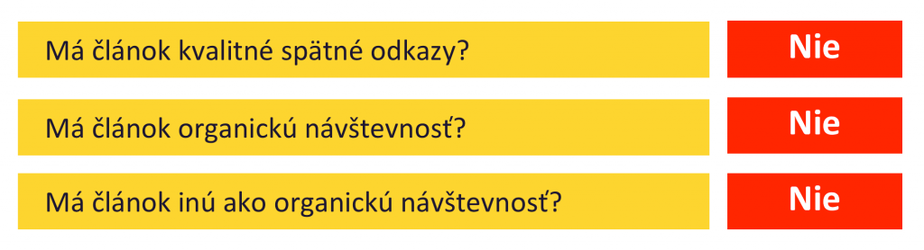 Nerelevantný článok - čierna ovca - otázky